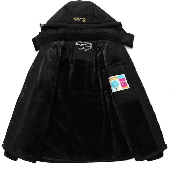 Women's Waterproof Ski Jacket Warm Winter Snow Coat Mountain Windbreaker Hooded - Picture 3 of 5